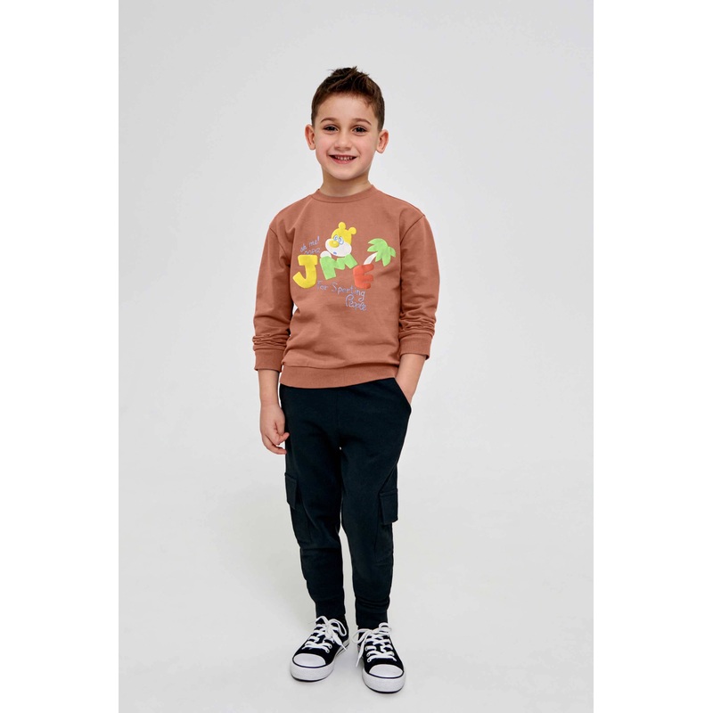 Minoti Kid’s JME Printed Fleece Sweat Shirt