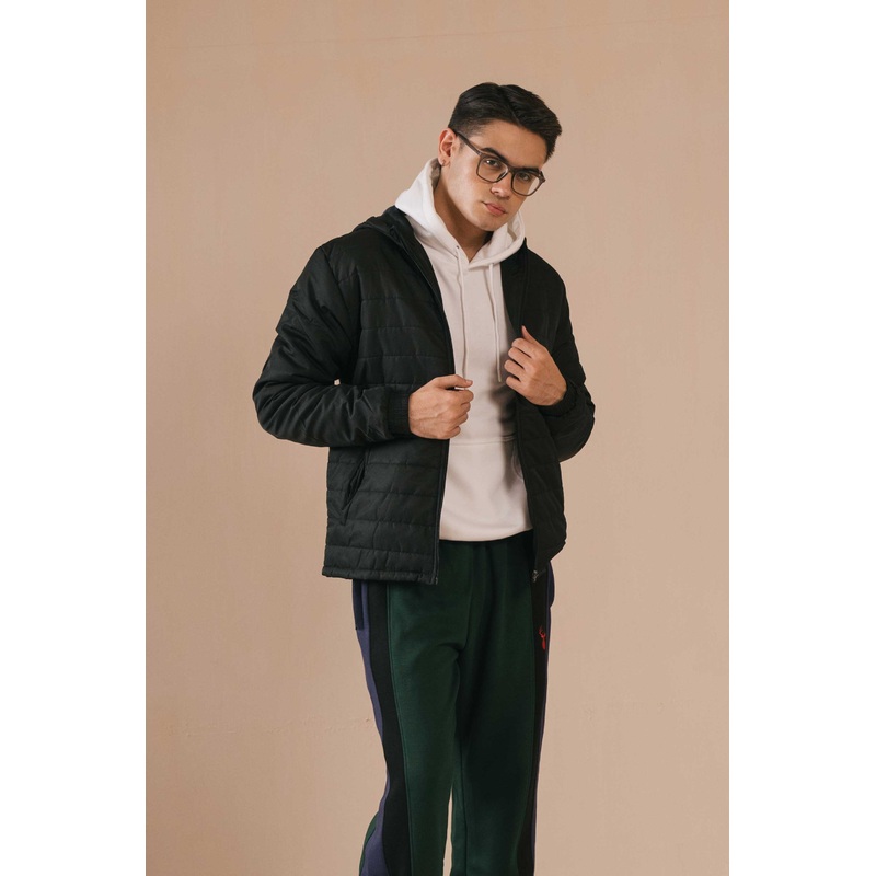 Passion Men’s Long Sleeve Hooded Puffer Jacket