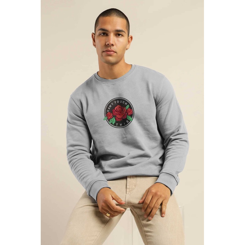 Polo Republica Men’s Can’t Touch Embroidered Fleece Sweat Shirt