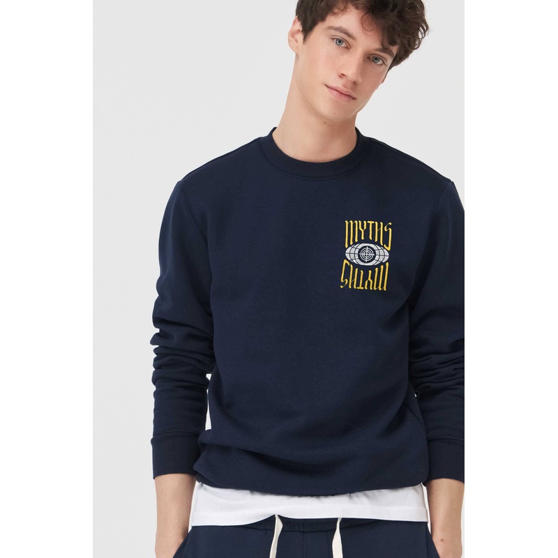 Polo Republica Men’s Myths Trust Printed Long Sleeve Sweat Shirt