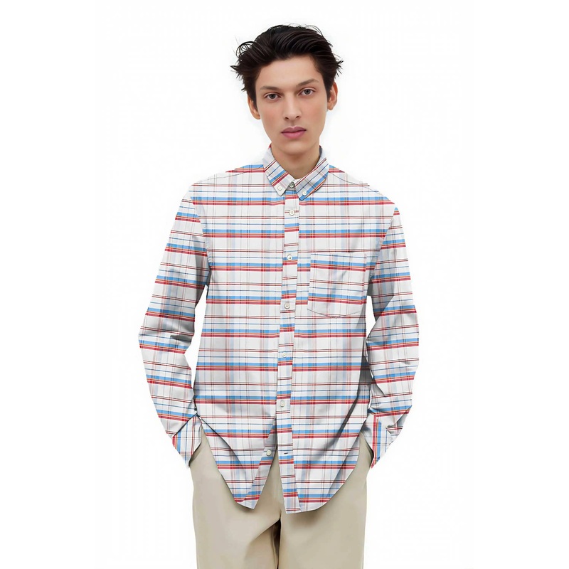 Cut Label Men’s Derby Lining Design Formal Shirt