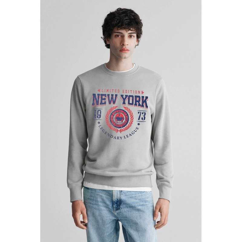 Polo Republica Men’s New York Printed Fleece Sweat Shirt