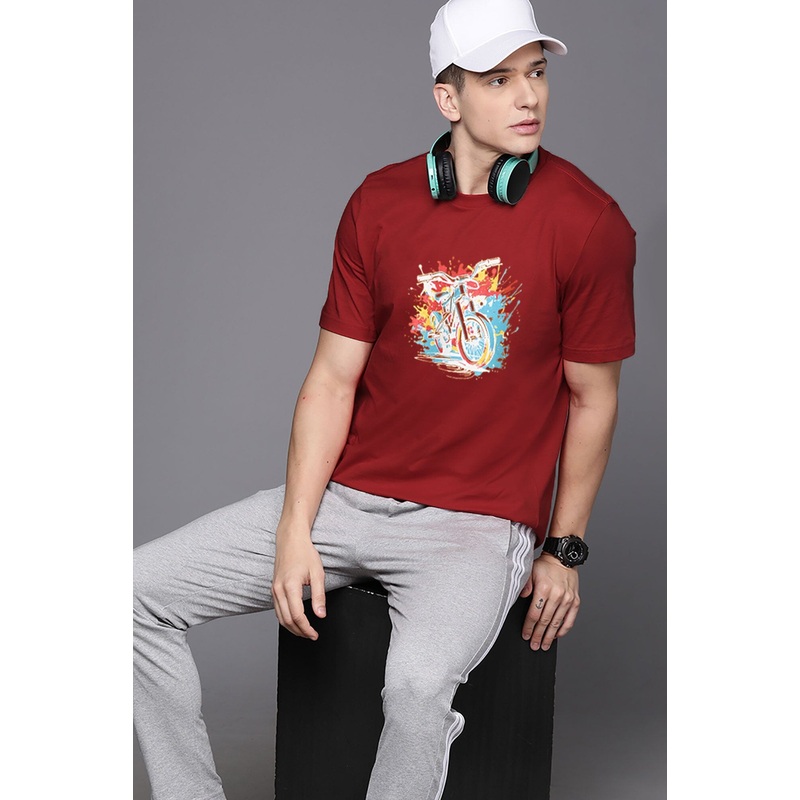 Max 21 Men’s Motor Bike Printed Classic Tee shirt