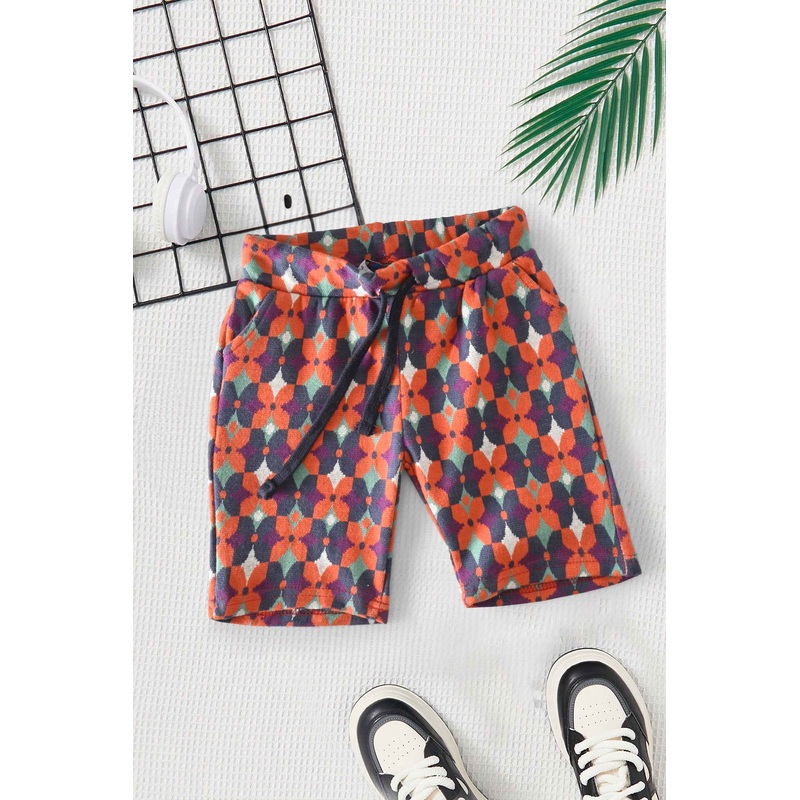 Ritado Baby Kids Curitiba Printed Terry Shorts
