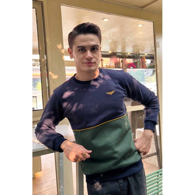 Eternity Premium Men’s Contrast Design Fleece Sweat Shirt