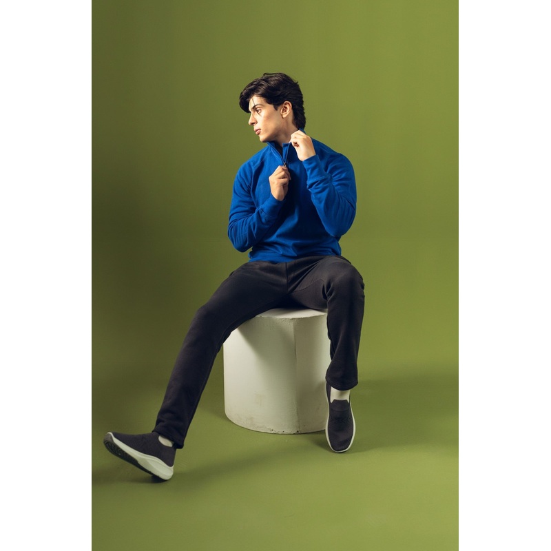 Payper Men’s Raglan Sleeve Quarter Zipper Sweat Shirt