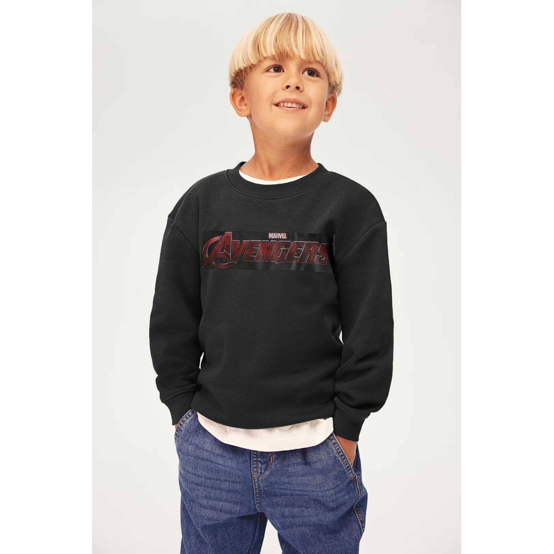 Rabbit Skins Kid’s Avengers Printed Fleece Sweatshirt