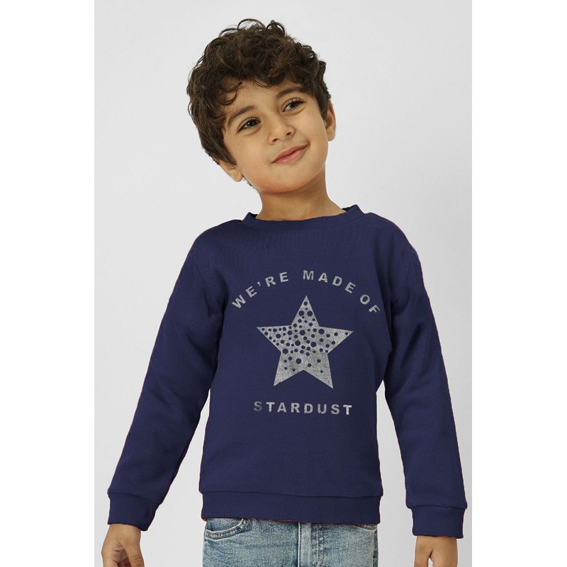 Rabbit Skins Kid’s Star Dust Printed Fleece Sweatshirt