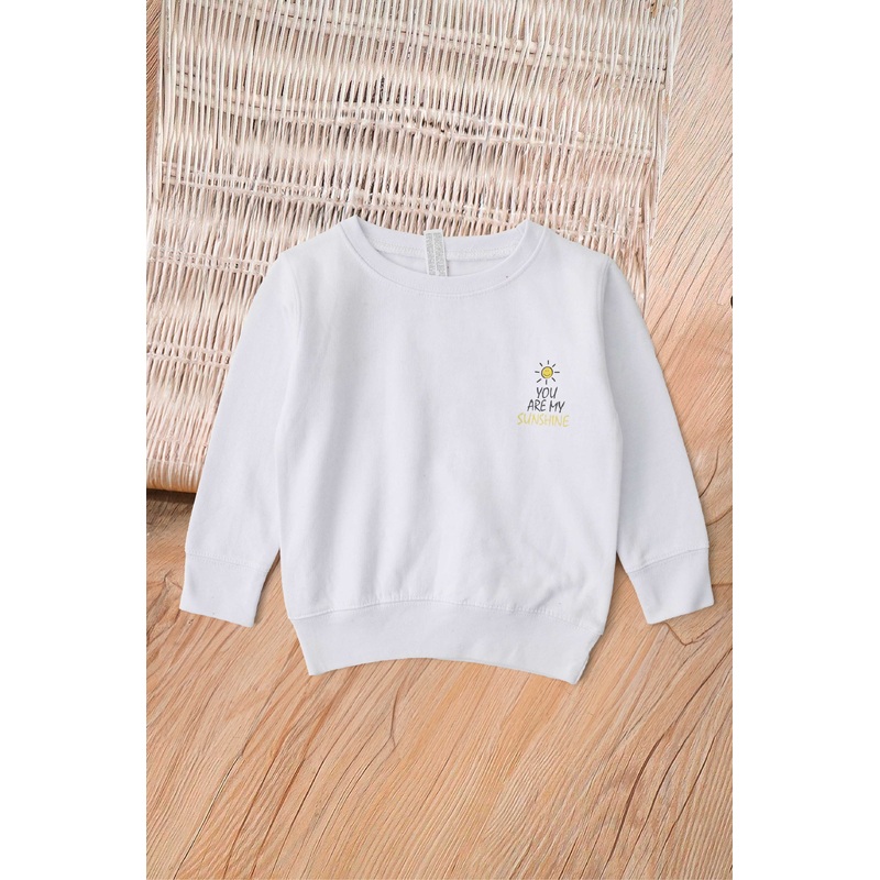 Rabbit Skins Kid’s You Are My Sunshine Printed Fleece Sweatshirt