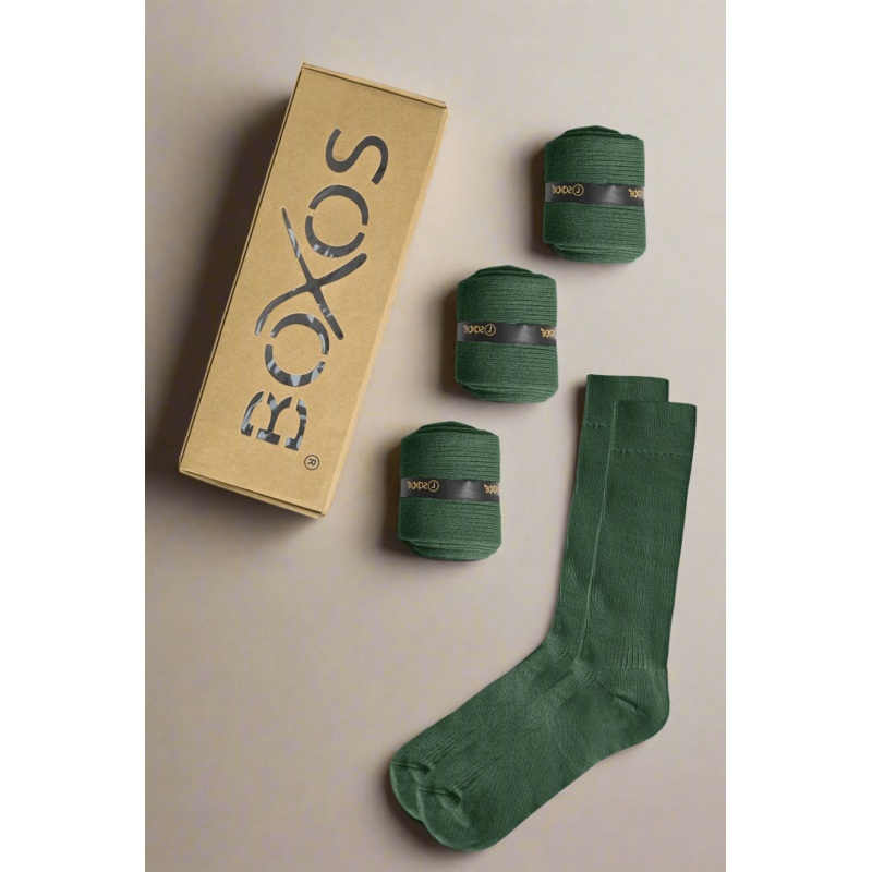 Boxos Men’s Classic Crew Socks – Pack Of 4