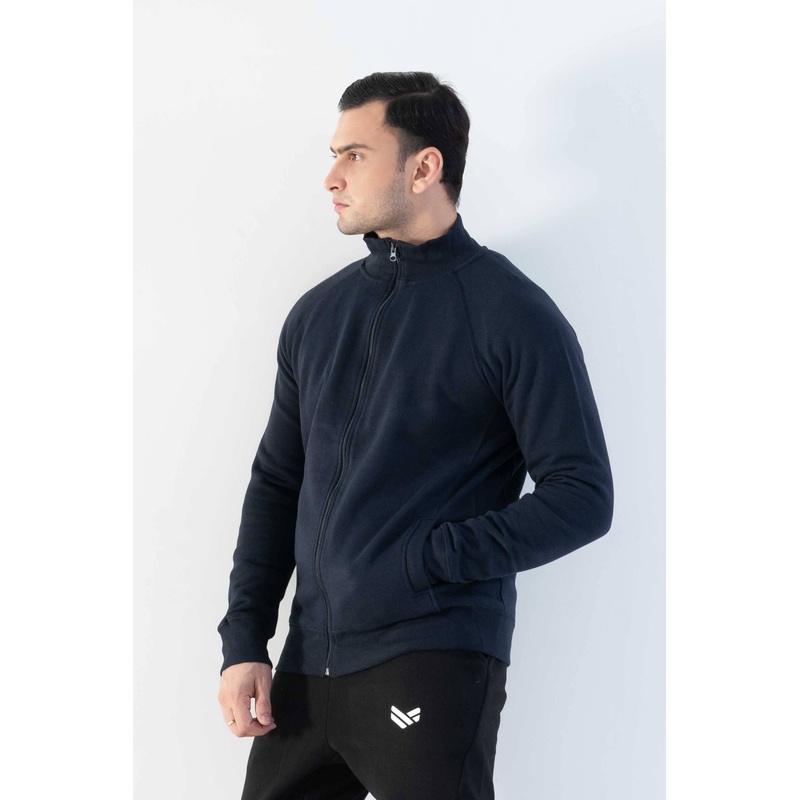 Cut Label Men’s Raglan Sleeve Fleece Full Zipper Jacket