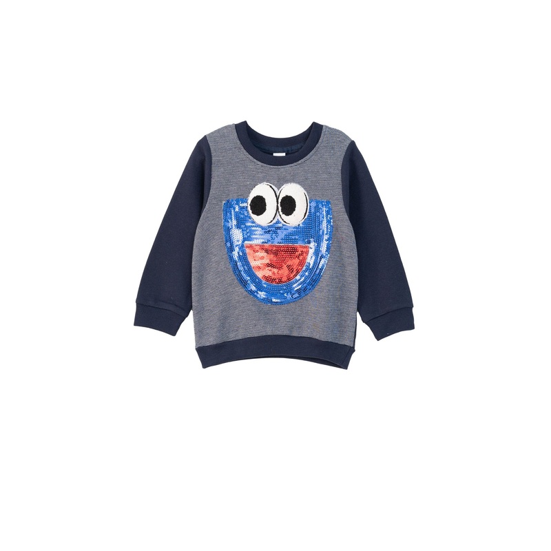 Kid’s Sequin Design Fleece Sweat Shirt