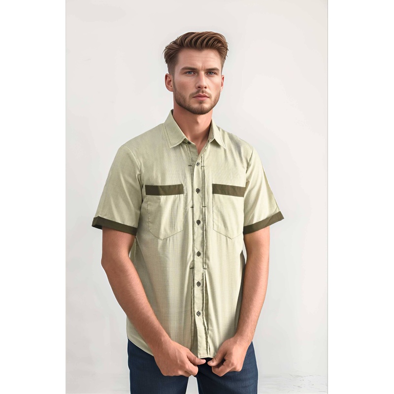 Polo Republica Men’s Classic Short Sleeve Casual Shirt