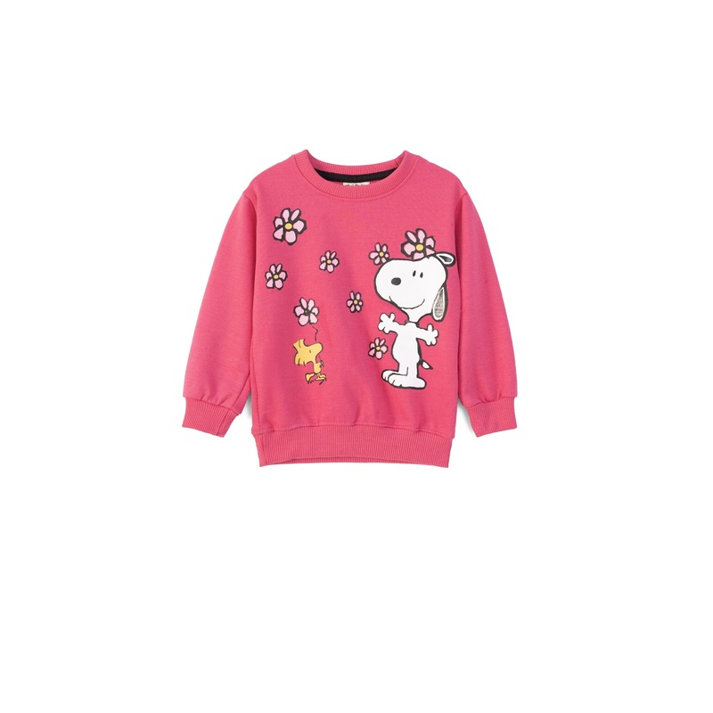 Tiny Teen Girl’s Snoopy Printed Fleece Sweat Shirt
