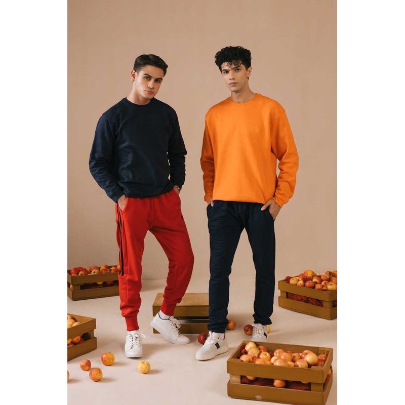 Cut Label Men’s Drop-Tail Fleece Sweatshirt