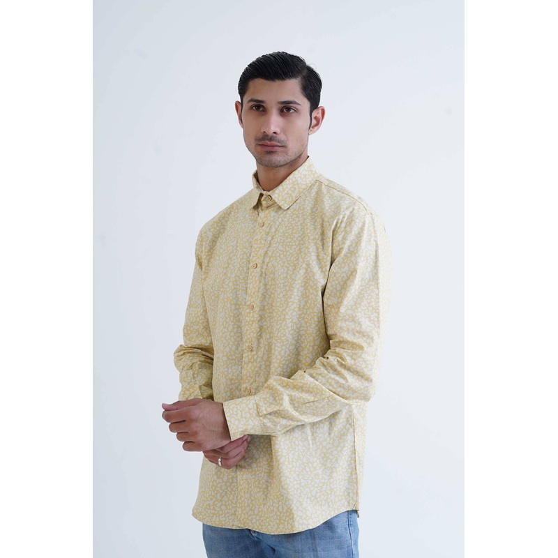 Polo Republica Men’s Abstract Printed Casual Shirt