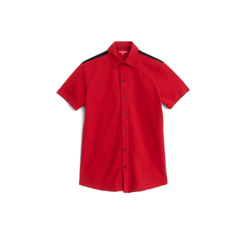 Polo Republica Men’s Contrast Shoulder Casual Shirt