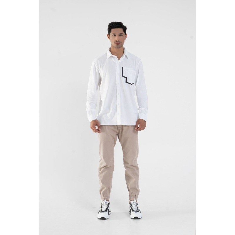 Polo Republica Men’s Double Pocket Casual Shirt