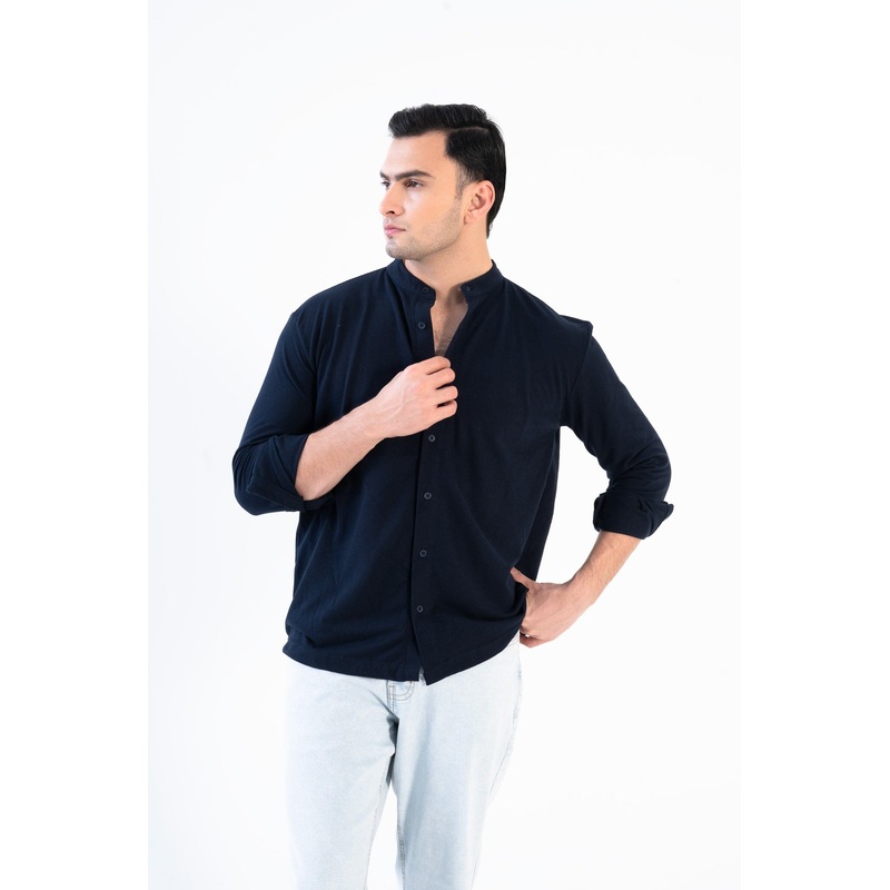 Polo Republica Men’s Mandarin Collar Shirt