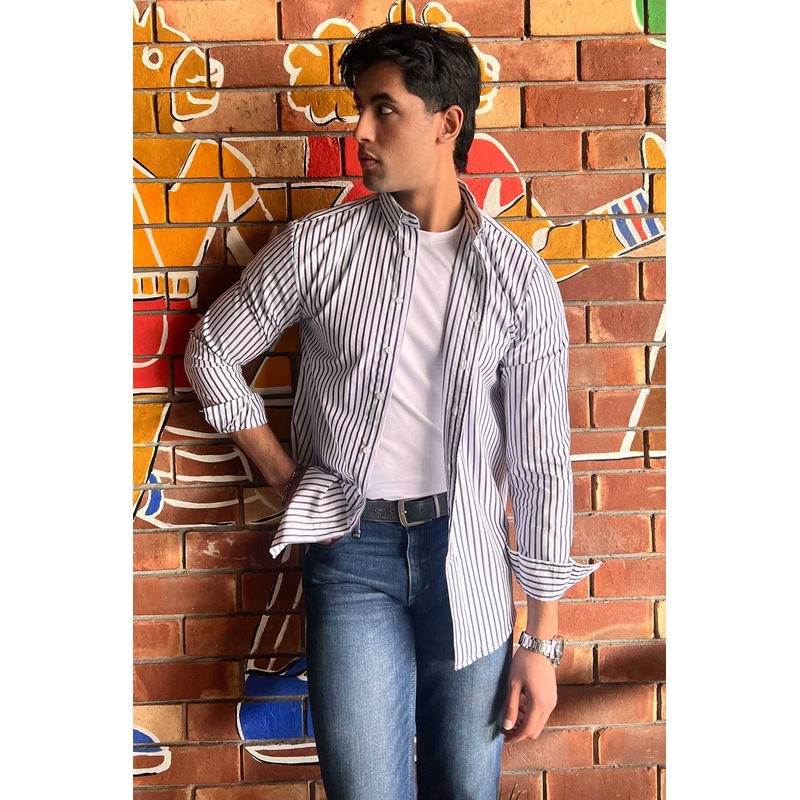 Polo Republica Men’s Striped Casual Shirt