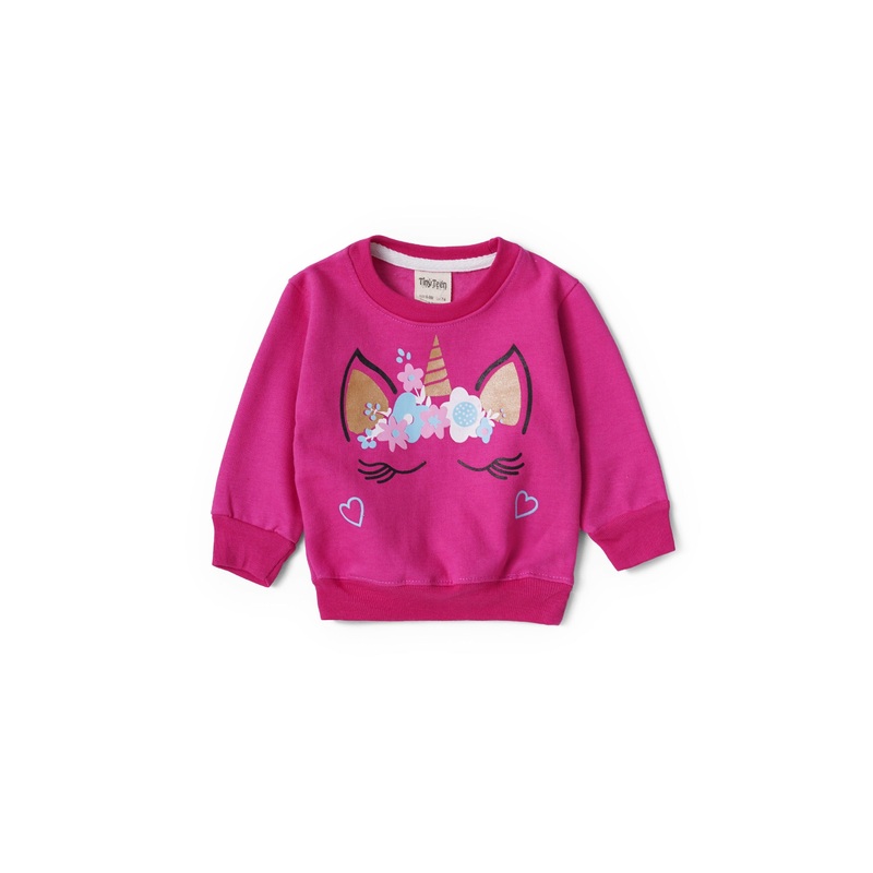 Tiny Teen Girl’s Unicorn Printed Fleece Sweat Shirt