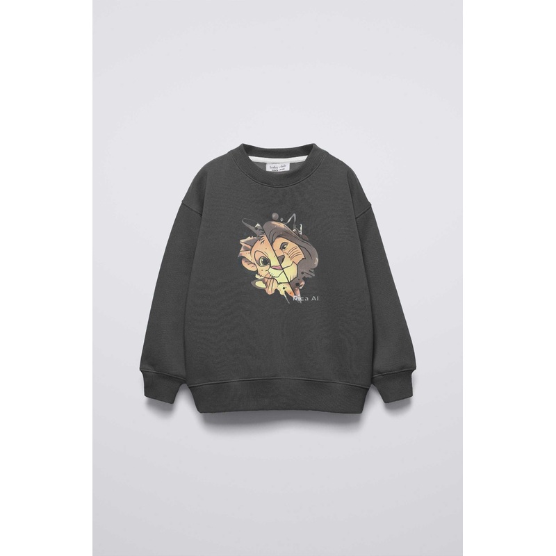 Baby Club Kid’s Lion Printed Sweat Shirt