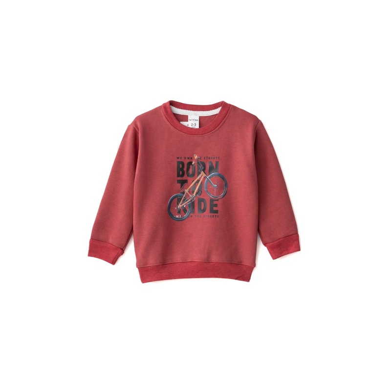 LFT Kid’s Born To Ride Printed Fleece Sweat Shirt