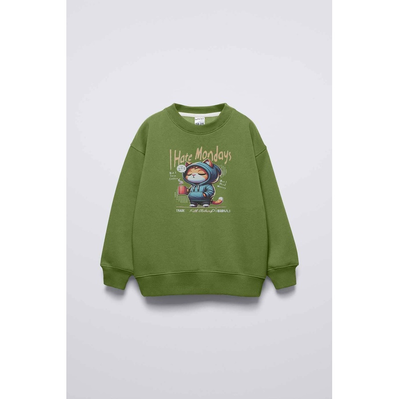 LFT Kid’s Hate Mondays Fleece Sweat Shirt