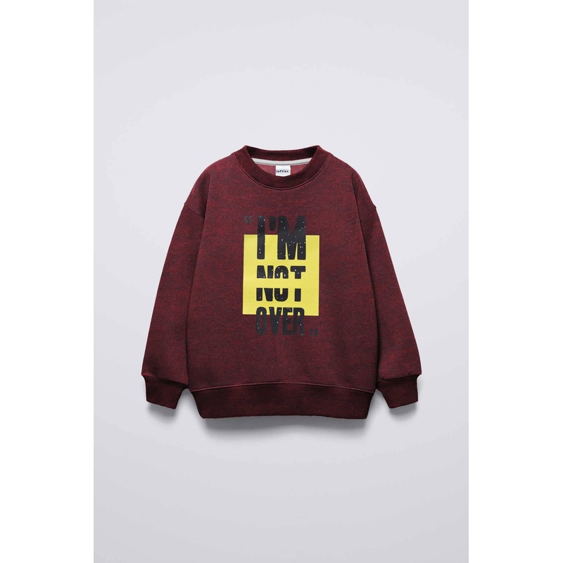 LFT Kid’s I’m Not Over Printed Fleece Sweat Shirt