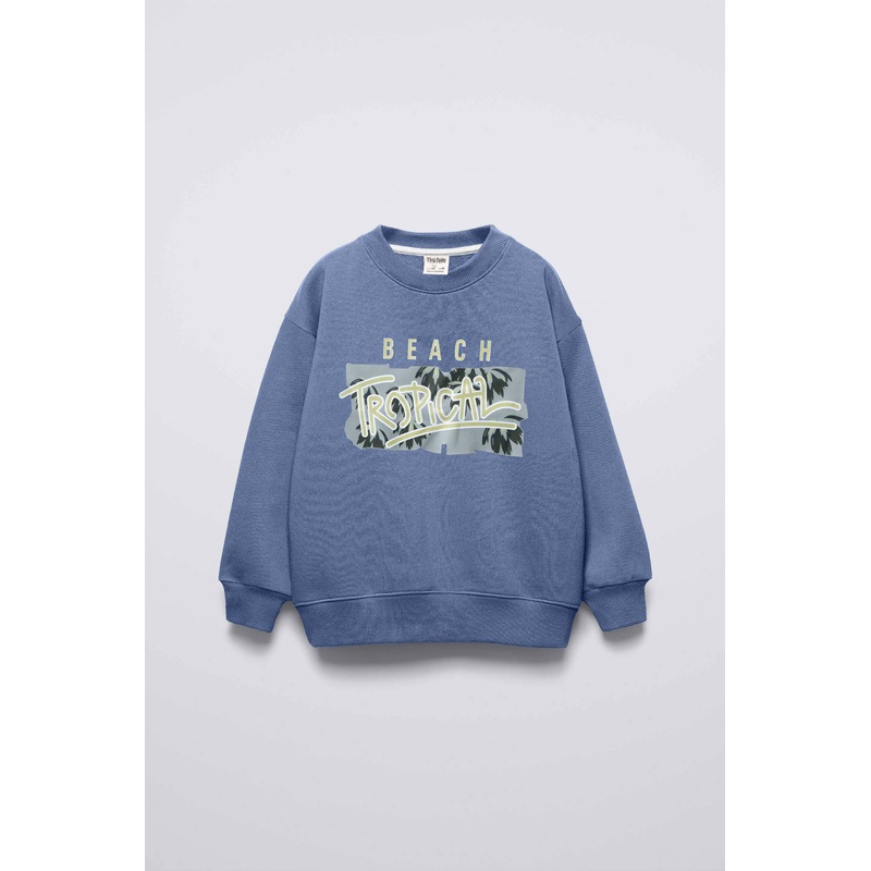 LFT Kid’s Tropical Printed Fleece Sweat Shirt