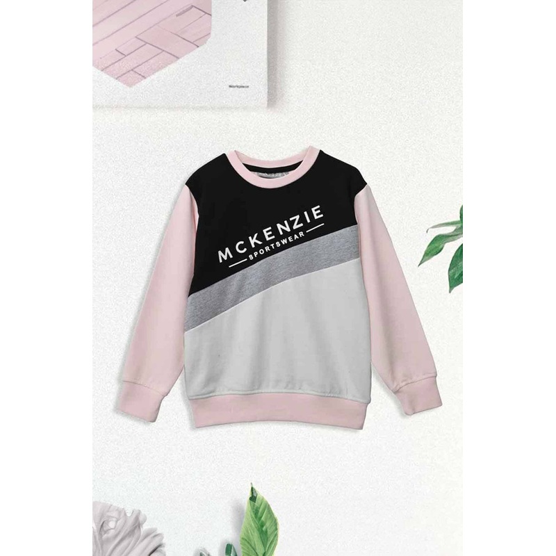 Mckenzie Kid’s Printed Fleece Sweat Shirt