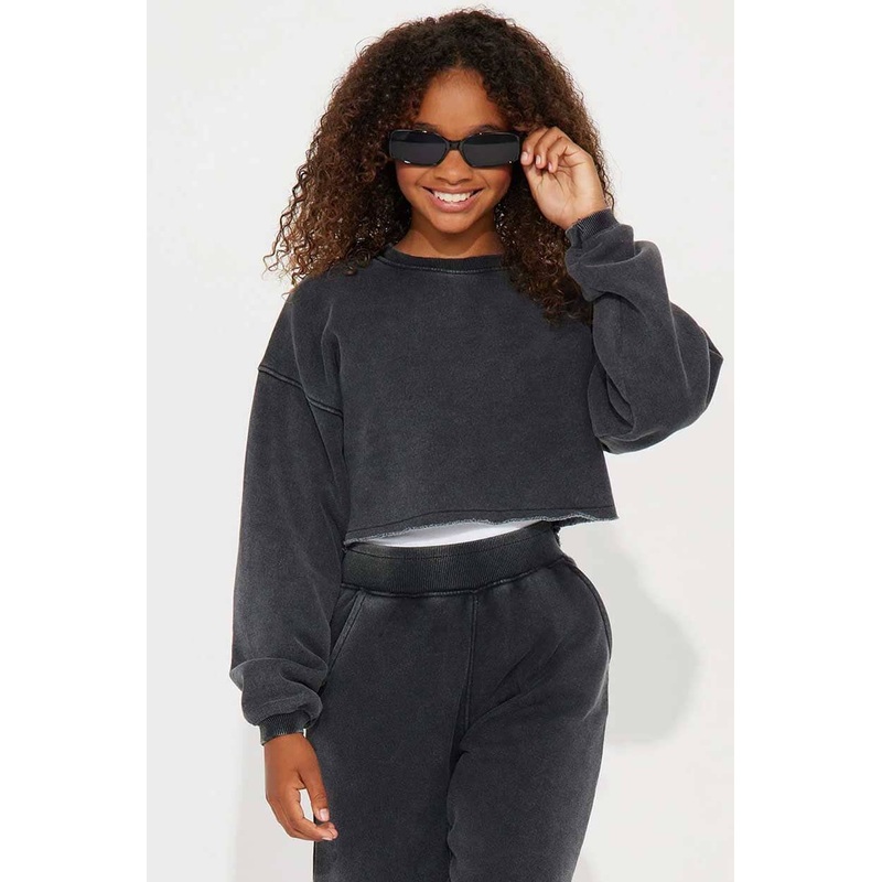 NK Girl’s Crop Top Terry Sweatshirt