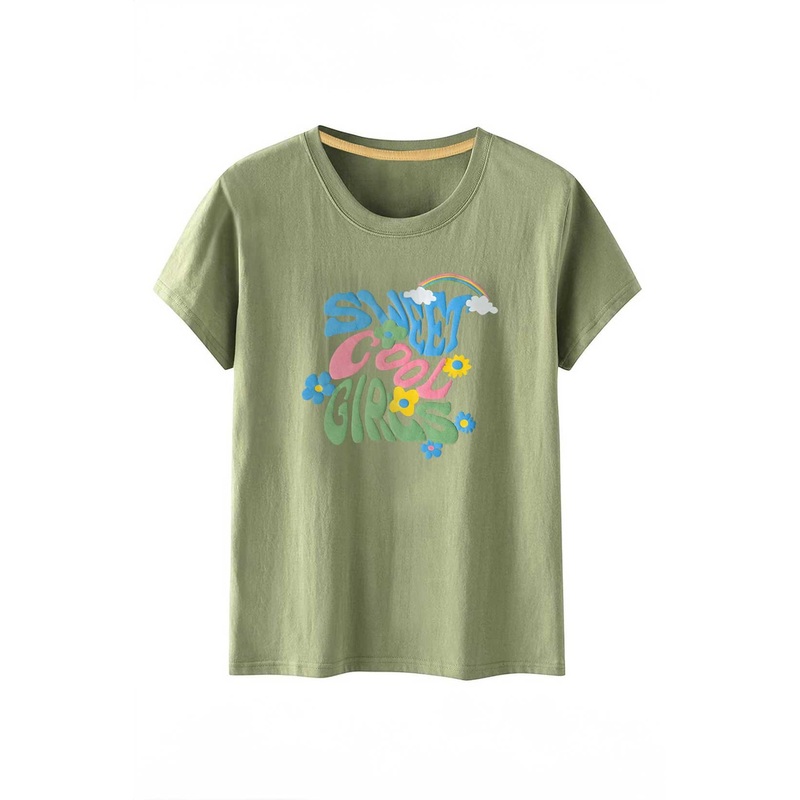 Cutie Girl’s Puff Print Tee Shirt