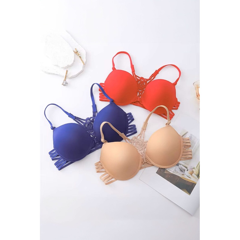 Daimeidi Women’s Open Front Wired Padded Bra