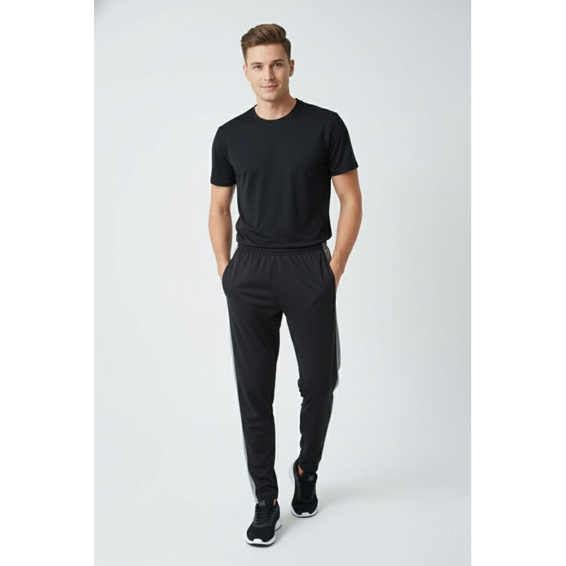 Men’s Contrast Side Panel Activewear Trousers