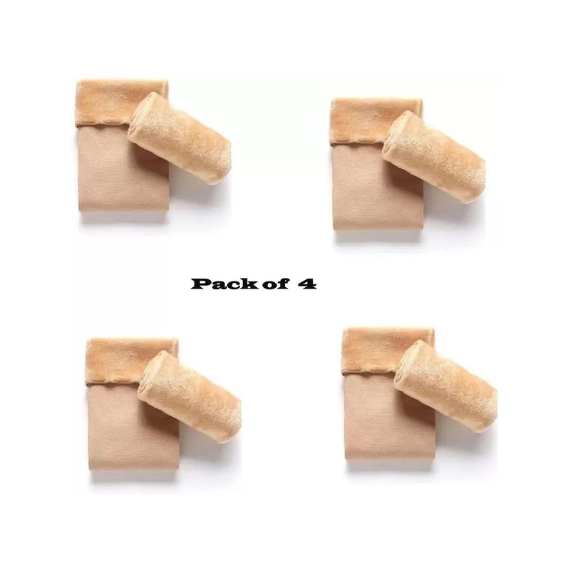 BAESD Women Pack Of 4  Winter Thermal Thumb Ankle-Length Socks