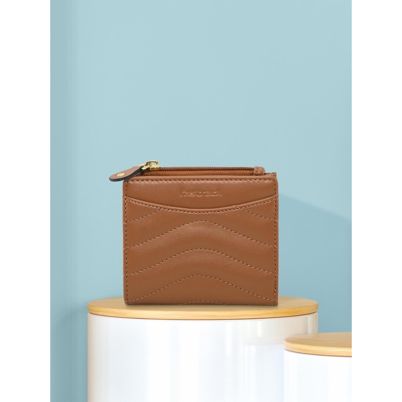 Fastrack Textured PU Two Fold Wallet
