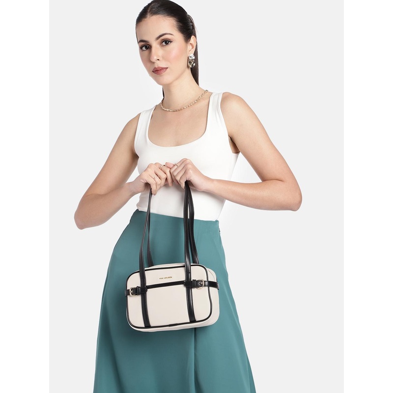 Van Heusen Shoulder Bag with Colour Contrast Detail