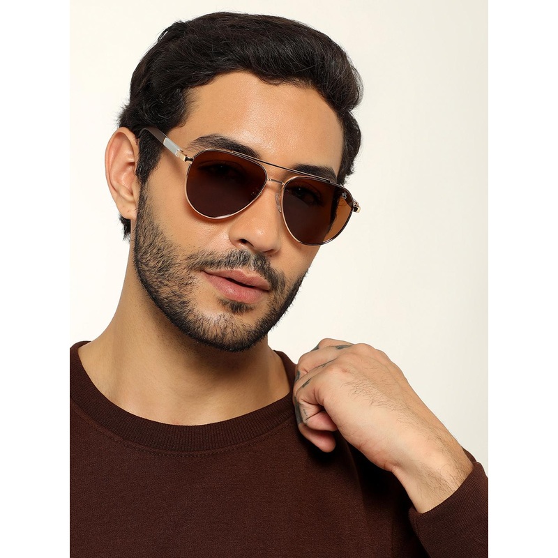 Eyejack by Voyage Aviator Sunglasses with Polarised and UV Protected Lens 8017PCL878