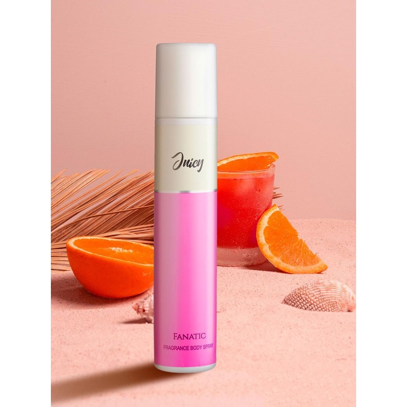 FANATIC Women Juicy Long Lasting Floral Fruity Scent Body Mist – 150 ml