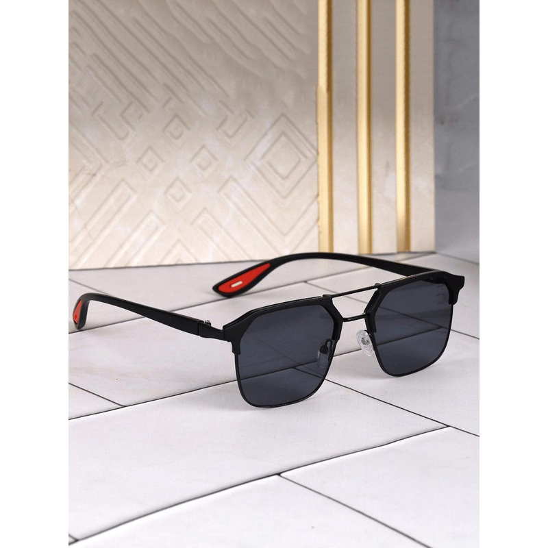 Leeway Unisex Polycarbonate UV Protected Lens Square Sunglasses LW-1934