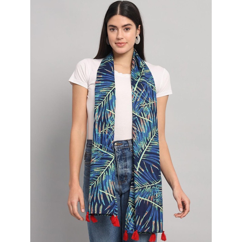 Ravaiyaa Women Printed Tasselled Scarf