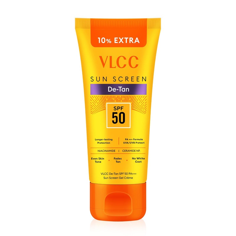 VLCC De Tan SPF 50 PA+++ Sunscreen Gel Creme 100 g with 10g extra