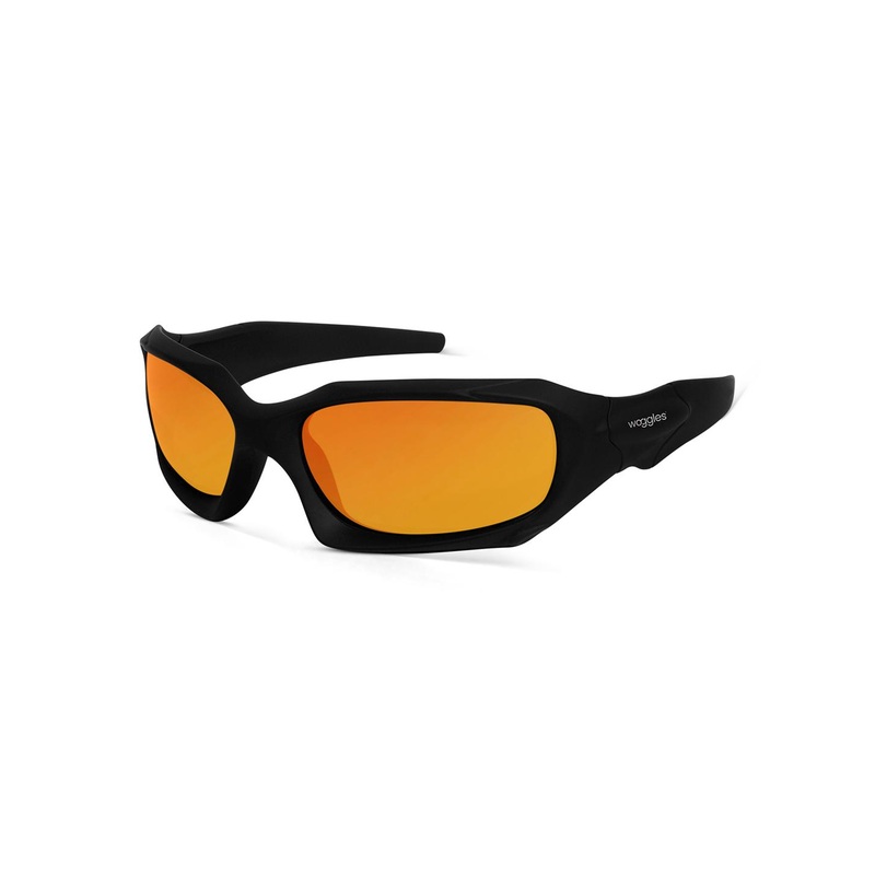 Woggles Unisex Rectangle Sunglasses with Polarised Lens