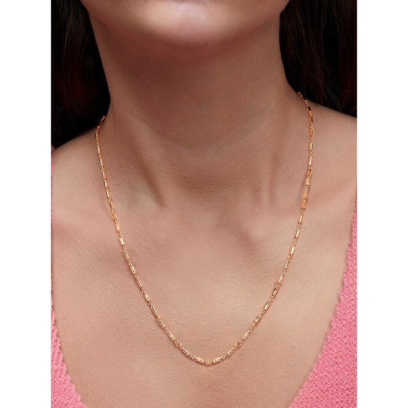 AIKA BY MINUTIAE Brass Gold-Plated Minimal Chain