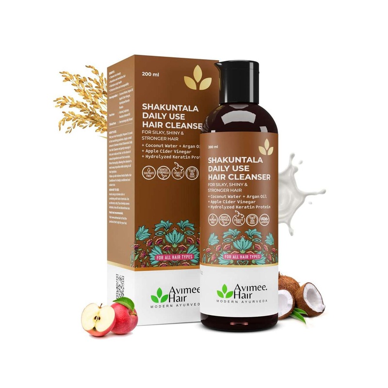 Avimee Herbal Shakuntala Hair Cleanser With Milk & Rice Protein – 200ml