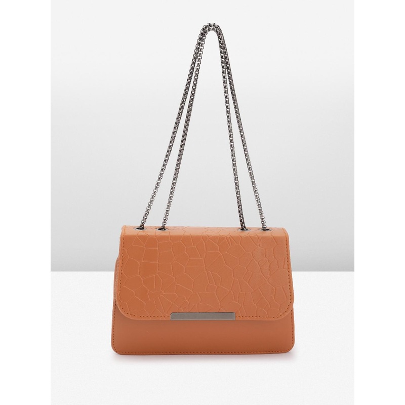 Caprese Ciko Women Tan Medium Sling Bag