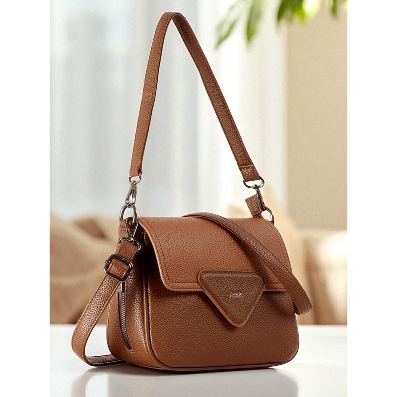 Exotic Women Solid Miniature Leather Sling Bag