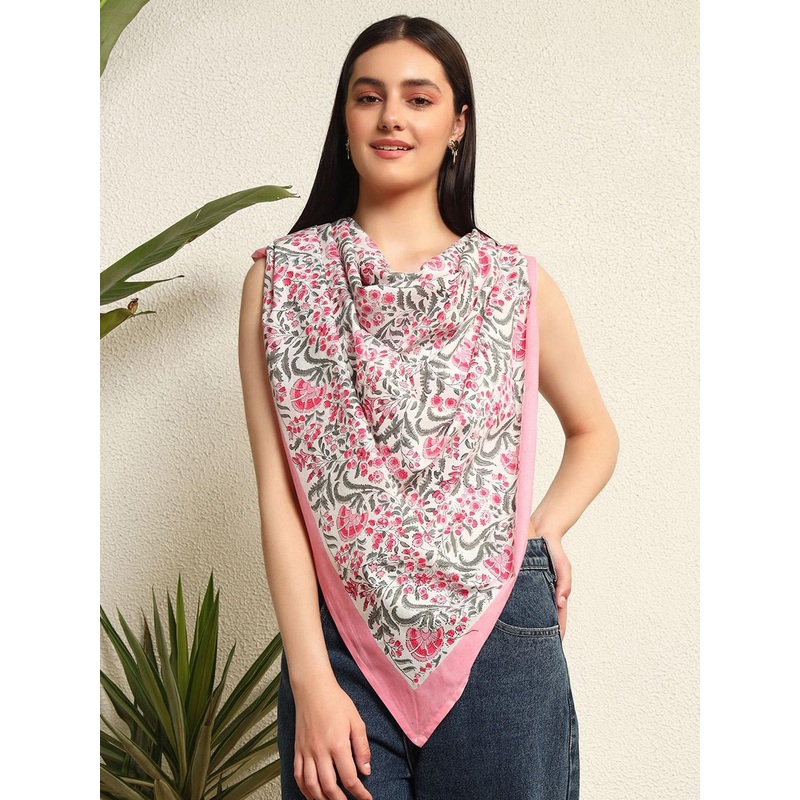 HANDICRAFT PALACE Women  Floral Printed Scarf