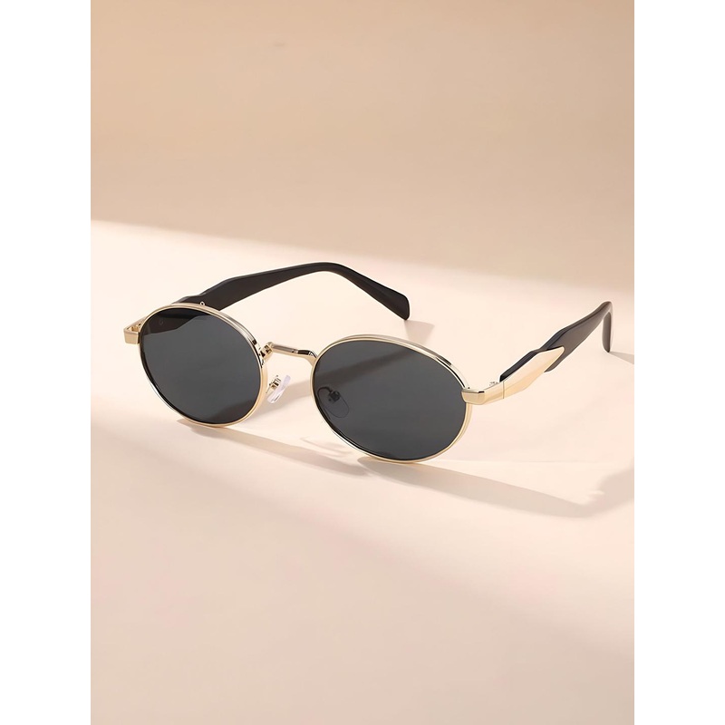 IFLASH Unisex Oval Sunglasses with UV Protected Lens